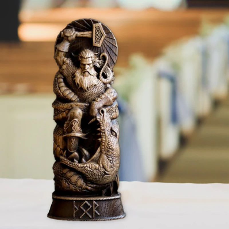 Home Decor Resin Mythological Statues The Pantheon of Navia and The Nordic Gods Home Decoration Mythology Figure