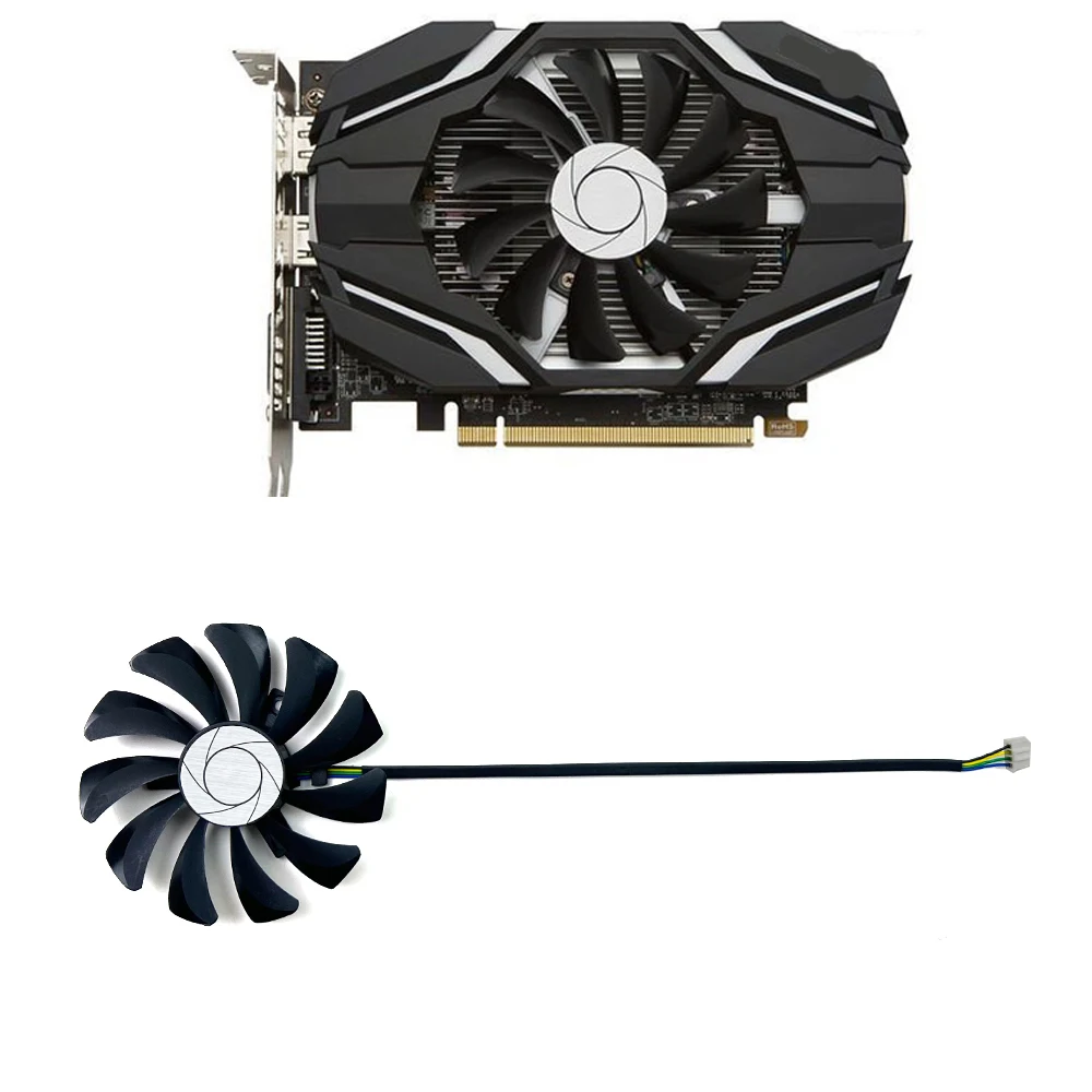 NEW Cooling Fan 85mm 4pin HA9010H12F-Z For MSI/Inno3D RX460 P106 960 GTX 1060 AERO ITX 3G 6G OC Graphics Card Replacement