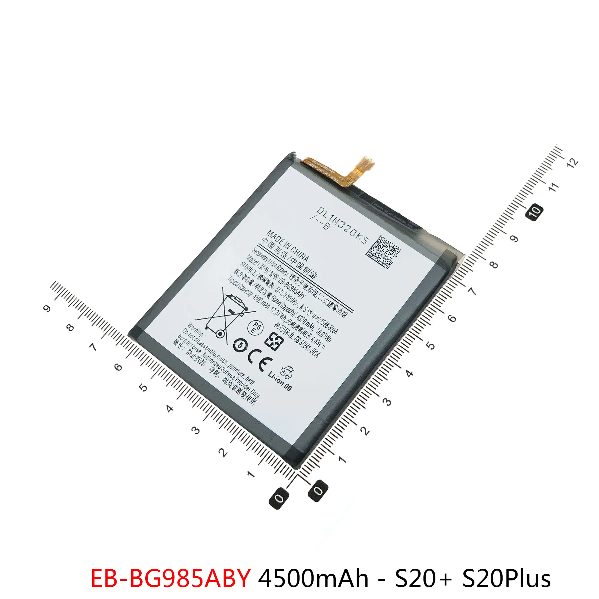 EB-BG980ABY Battery For Samsung Galaxy S20 S20FE 5G A52 S20+ S20Plus S20Ultra Batteries EB-BG781ABY EB-BG985ABY EB-BG988ABY