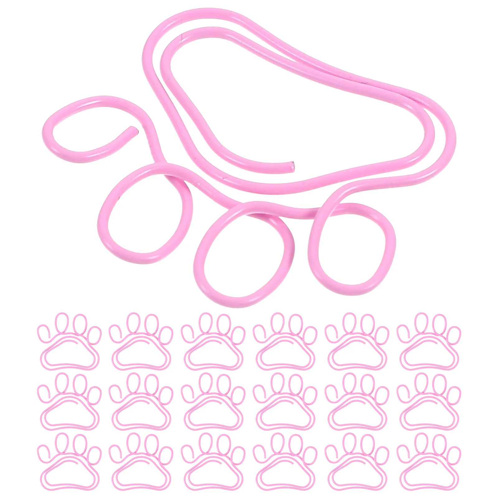 50Pcs Metal Claw Paper Clips Creative Shaped Small Paperclips for Office Document Files Cute Paper Clamp Delicate Clips