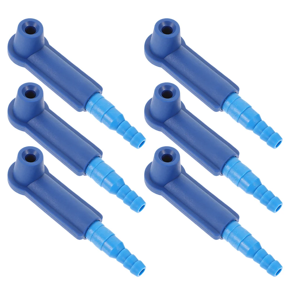 

6Pcs Brake Fluid Replacement Adapter Simple Operation Secure Connection Lightweight Versatile Car Supplies Brake Fluid Connector