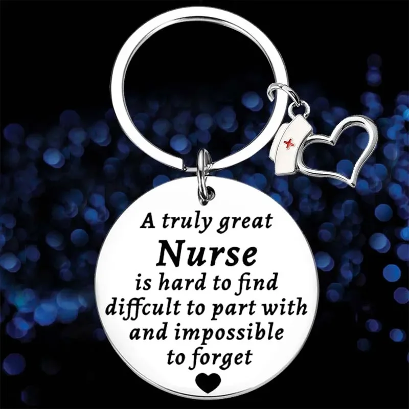 Cute Nurse Gifts Nurse Keychain Nurse Appreciation Key Chain Pendant Thank You Presents