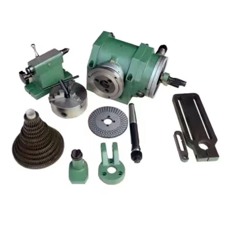 Universal Dividing Head 100/125/160/200mm Center Height - High Speed Indexing for CNC Lathe Milling