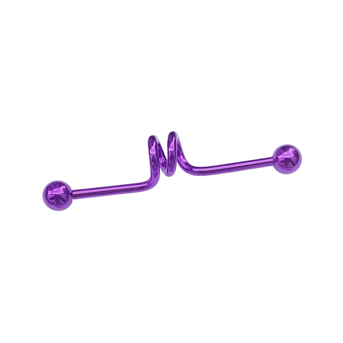 316L Stainless Steel Double Ear Stud Earrings Barbell Ear Bridge One Arrow Through The Heart Long Pole Stud Earrings Puncture