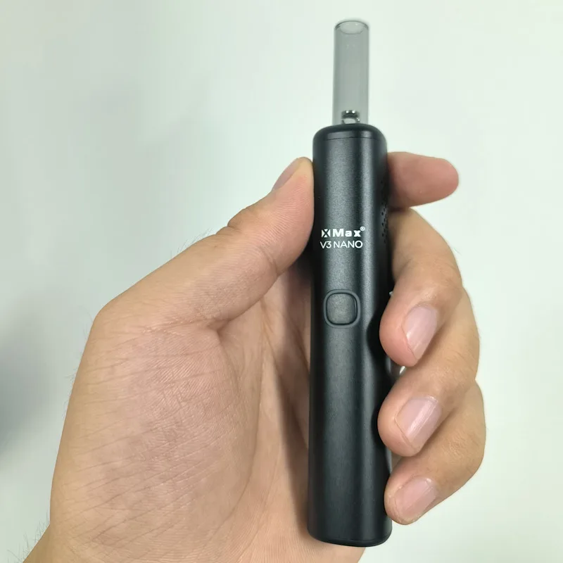 Original Xmax V3 Nano Kit ปากกา Vape Wax & สมุนไพรแห้ง Vaporizer 1000mAh แบตเตอรี่ USB-C Charger แก้วปากเป่าอิเล็กทรอนิกส์บุหรี่