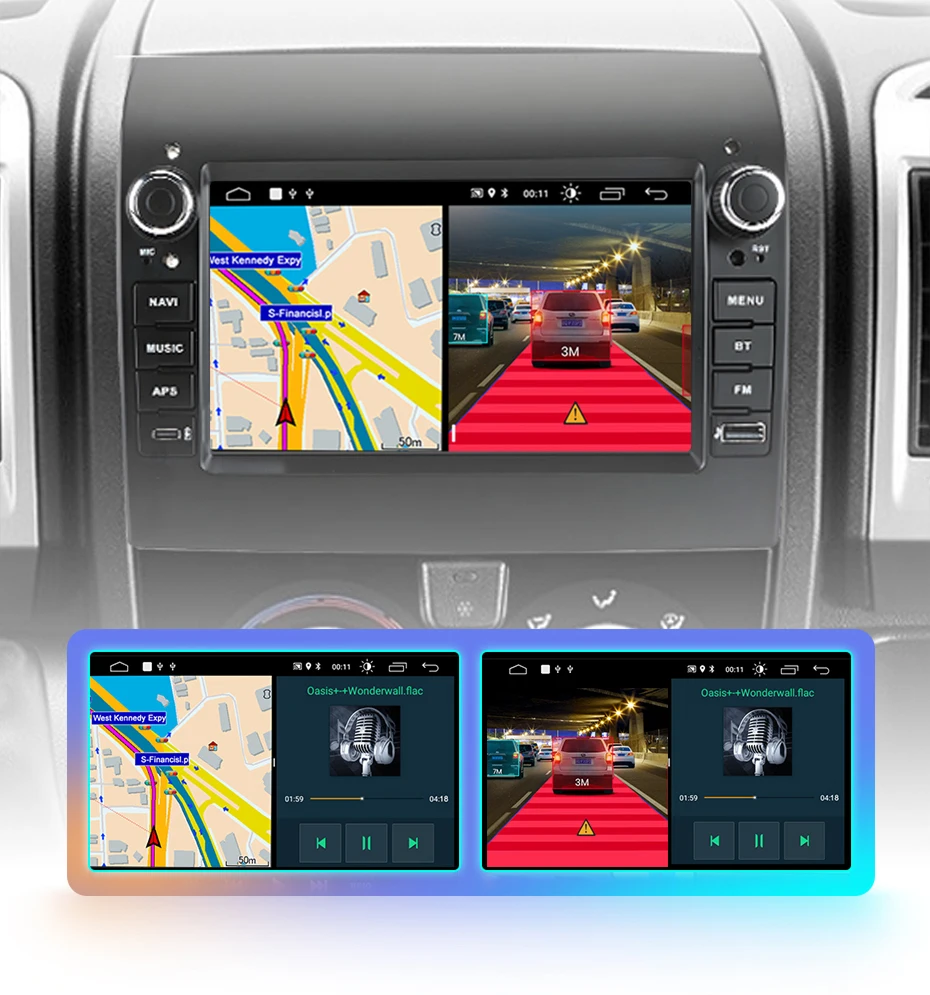 Android Autoradio für Fiat Ducato 2012-2020 Android Auto GPS-Navigation RDS DSP FM