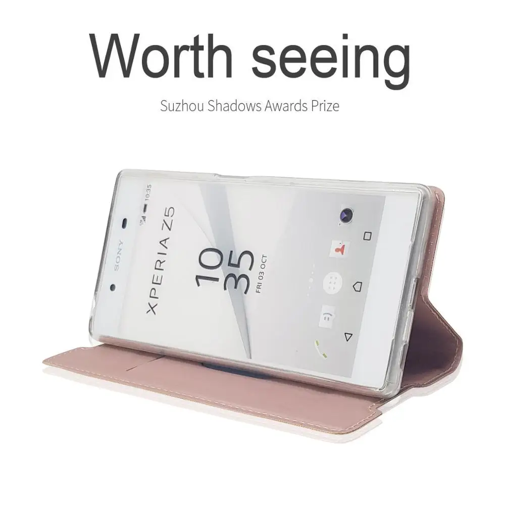 Ultra Thin Magnet Leather Flip Case For Sony Xperia XZ XZ1 XZ2 XZ3 Z5 Compact X Premium XA XA1 Plus XA2 Ultra L1 L2 L4 Cover