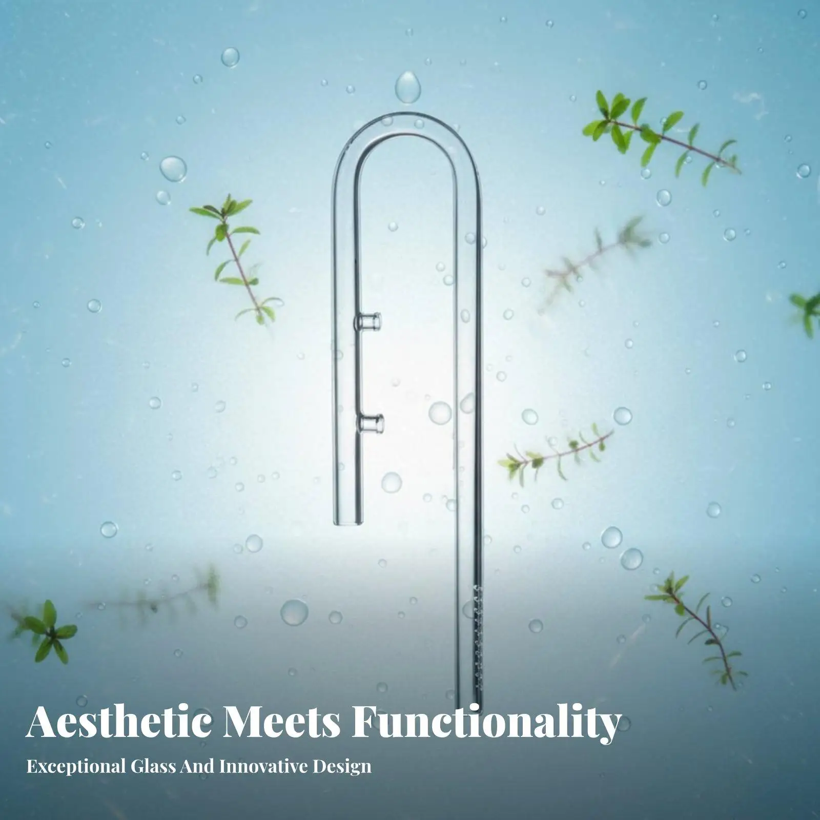 Aquarium Fitting Waterfall Inflow Outflow Glass Lily Pipe Kit for External Canister Filtration Plant Tank