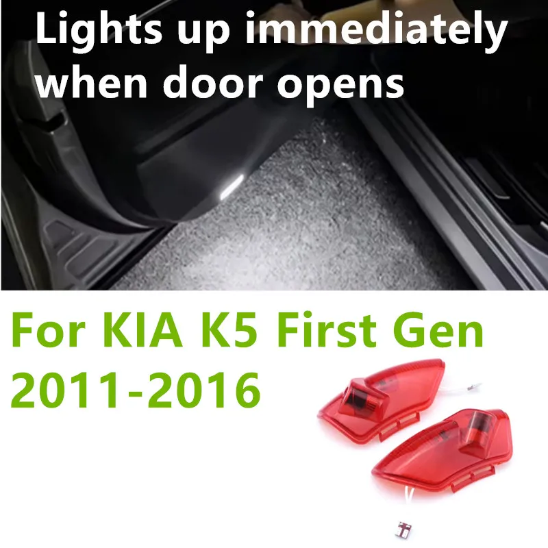 

Car Lights Accessories LED Auto Door Projector Ghost Shadow Courtesy Lamp For KIA K5 First Gen 2011 2012 2013 2014 2015 2016