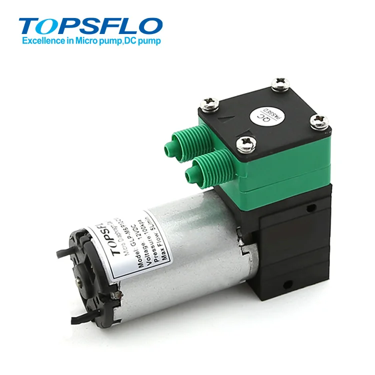 6V 12V 24V DC brush motor small silent vacuum pump for pulling air through membrane for home hemodialysis machines