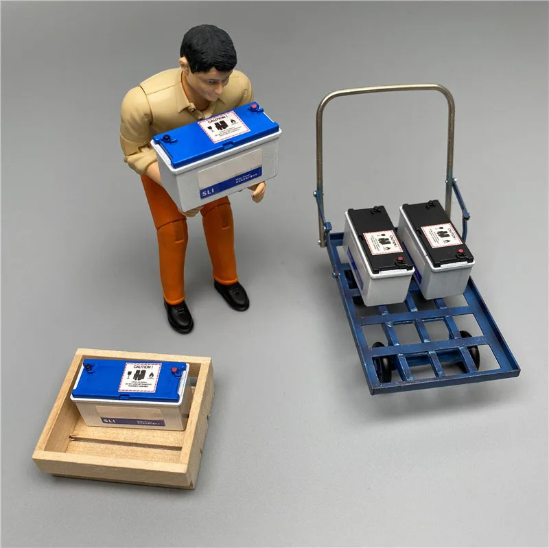 Simulationsbatteriebox aus Kunststoff im Maßstab 1:14 für Tamiya RC Truck SCANIA 770S R620 VOLVO BENZ Arocs MAN TGX Autozubehör