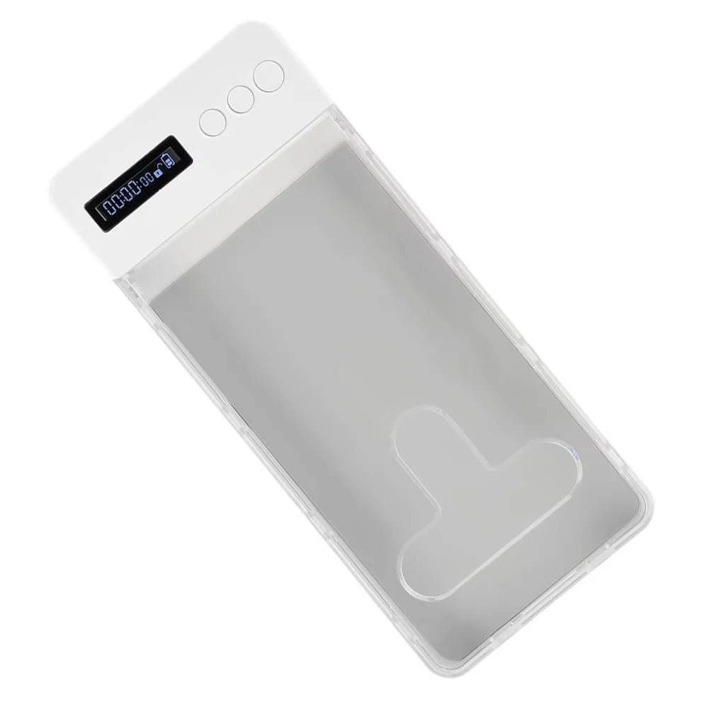 Phone Lock Box With Timer Up To 50 Days For Smartphone Safe Keeping Prison To Reduce Screen Time White Black Purple Blue