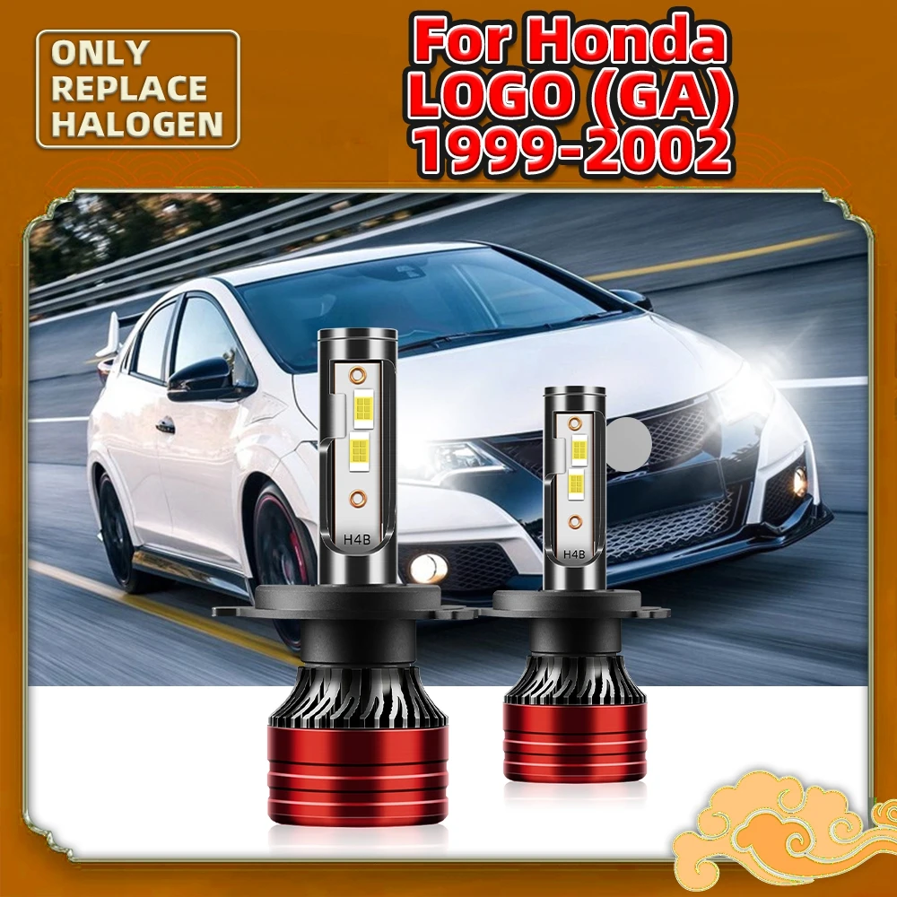 

2PCS 120W Led Bulbs 16000lm Auto Headlights 12V Car Headlamps Hi/Lo Beam Kit CSP Luces For Honda Logo (GA) 1999 2000 2001 2002