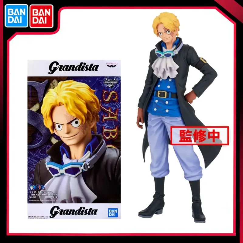 

Bandai Original Banpresto Japan Anime One Piece GROS Grandista GTGM Sabo 28cm Action Figure Collection Doll Toy Festival Gift