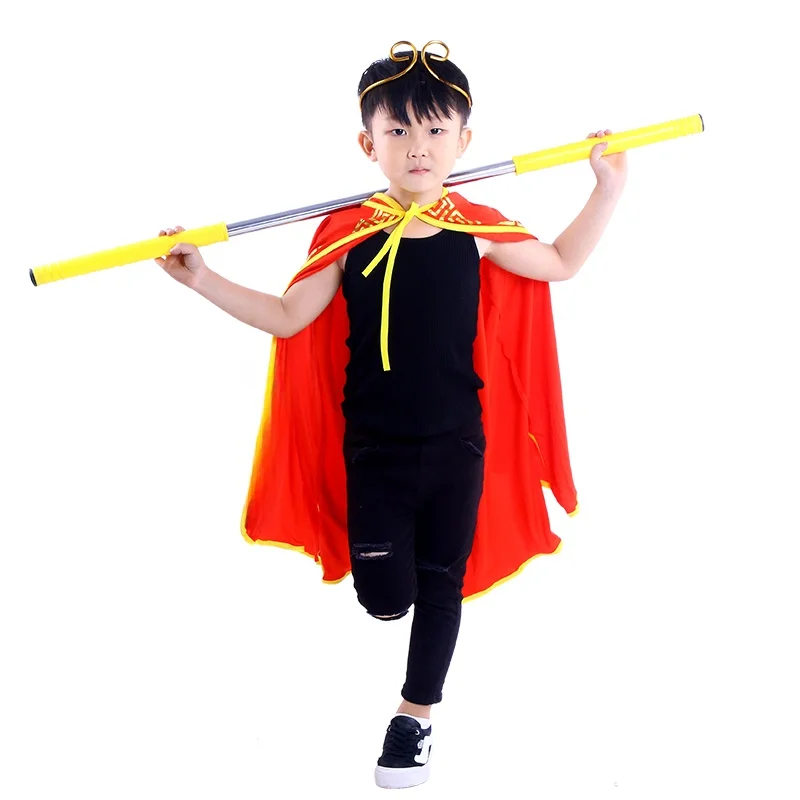 

Детский костюм короля обезьян на Хэллоуин, игровой набор, наряд «Путешествие на Запад», Tianzi eat Return, набор игрушек, традиционный китайский ...