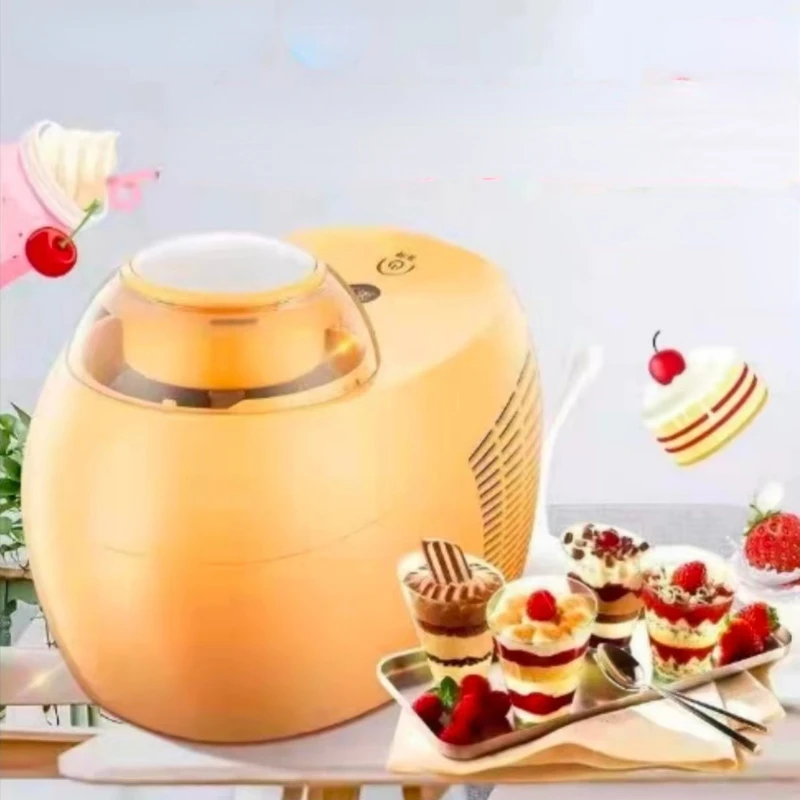 Summer Mini Ice Cream Machine Household Small Homemade Automatic DIY Fruit Ice Cream Machine Home Appliance Fabrica De Hielos