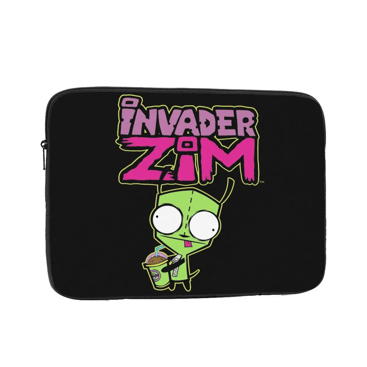

Invader Zim GIR Snacking Laptop Sleeve Cover Bag for Macbook Air Pro 10 12 13 15 17 Inch Notebook Bag Sleeve Shockproof Case Bag