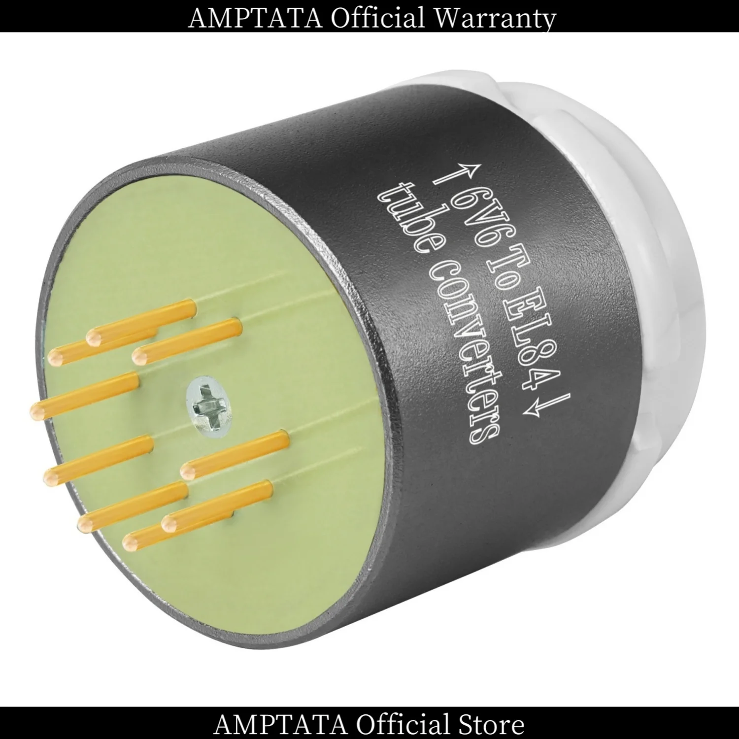 AMPTATA / 6V6 إلى EL84 6BQ5 6P14 / مكنسة كهربائية أنبوب محول محول المقبس / 24K مطلية بالذهب النحاس النقي دبوس / قبل مكبر للصوت الغيتار