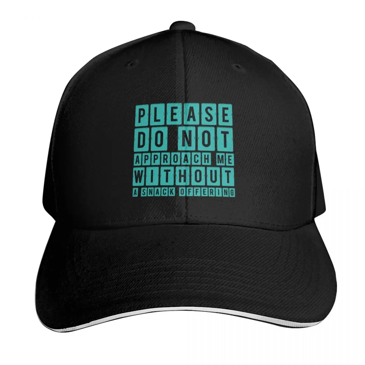 Please do not approach me without a snack offering Baseball Cap Men Women Casual Summer Sport Sun Cap