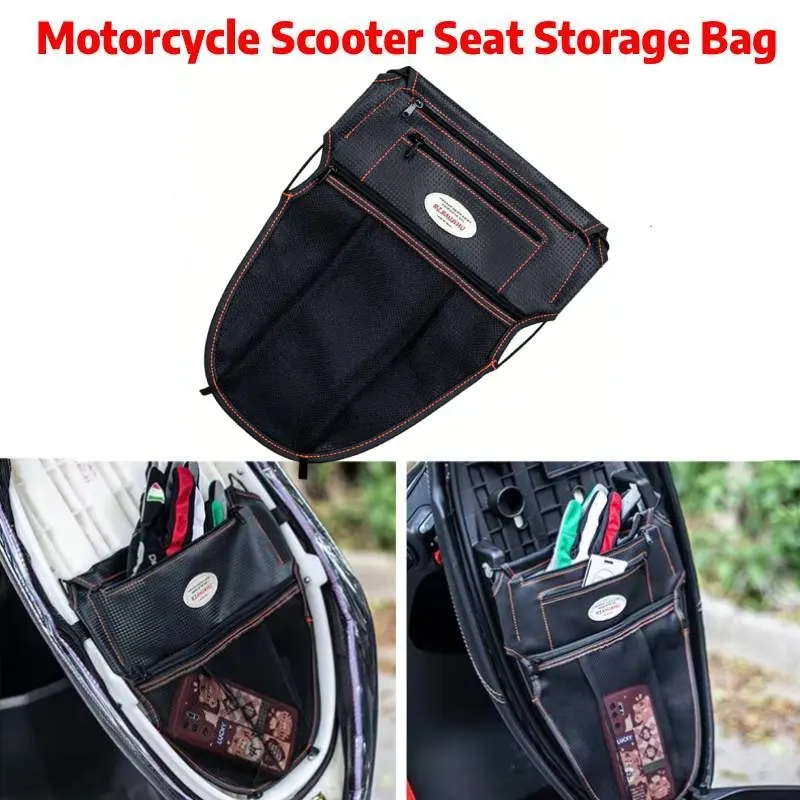 

For Kymco AK550 AK 550 Super Dink 125 Grand G-Dink 300I Xtown 250 300 350 Motorcycle Scooter Under Seat Storage Tool Bag Pouch