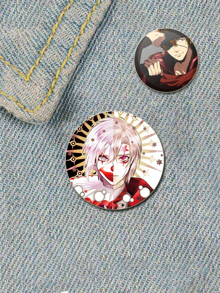 32/44/58mm Anime D.Gray-man Character Badge DIY Button Pins Snap-on Brooches for Bag Clothes Backpack Decoration Gifts