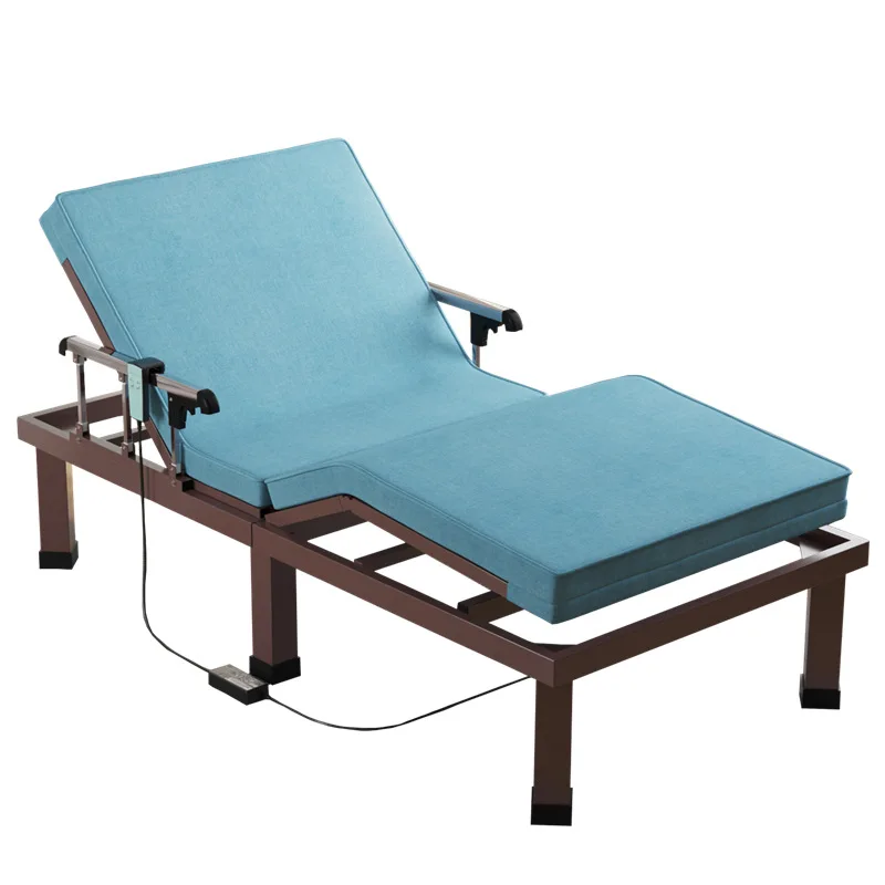 

Remote control electric elderly care bed, handrail guardrail senior-friendly furniture