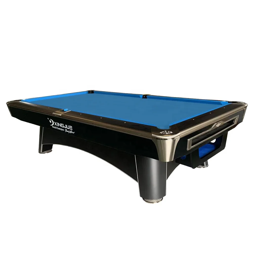 Xingjue Brand Professional Billiards Factory Modern Style American Indoor Adult Game Custom Slate Pool Table Rubber For Sale