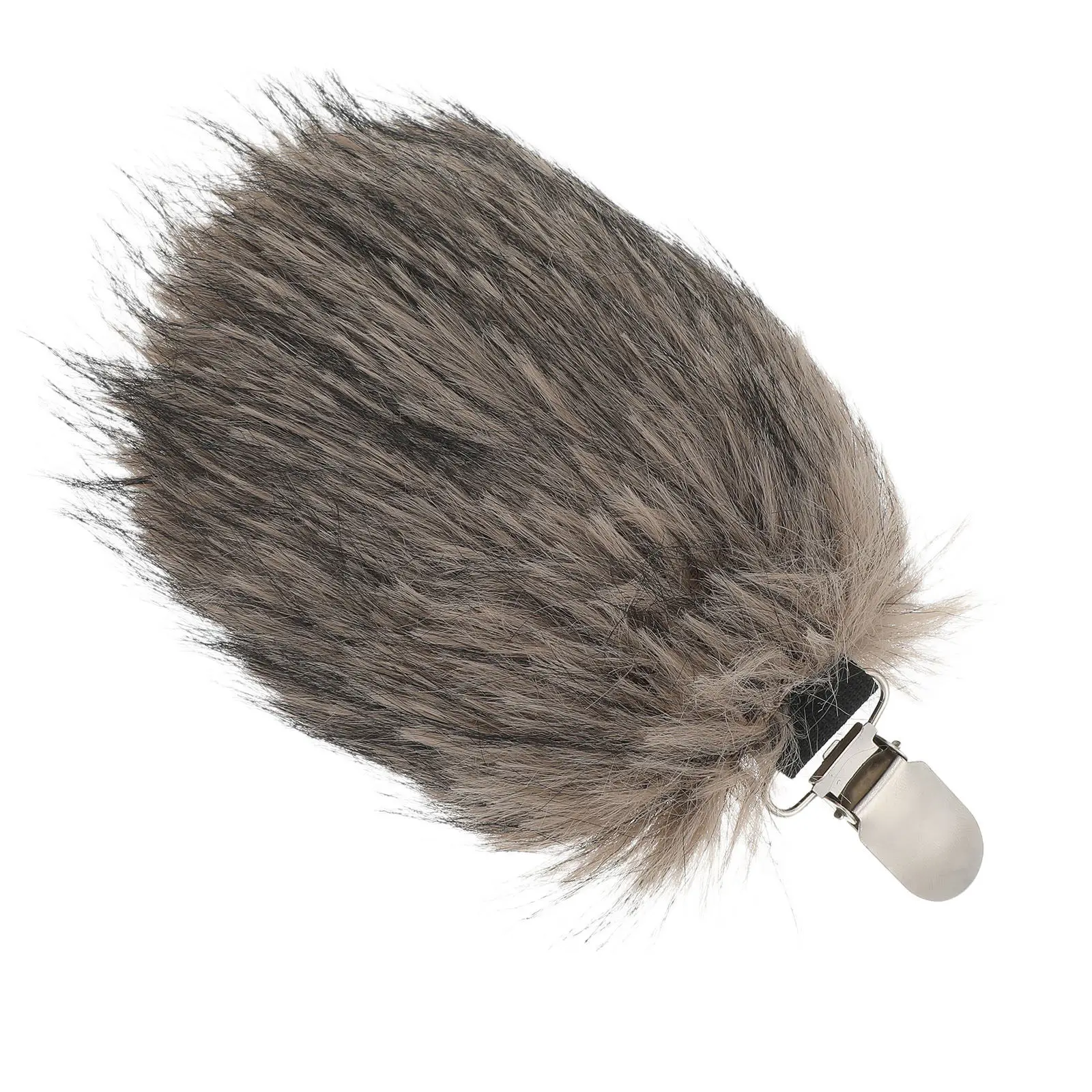 Clip-On Fluffy Tail Simulation Animal Tail Faux Bear Tail Cosplay Costume Accessory For Halloween Party Pretend Play Props 2