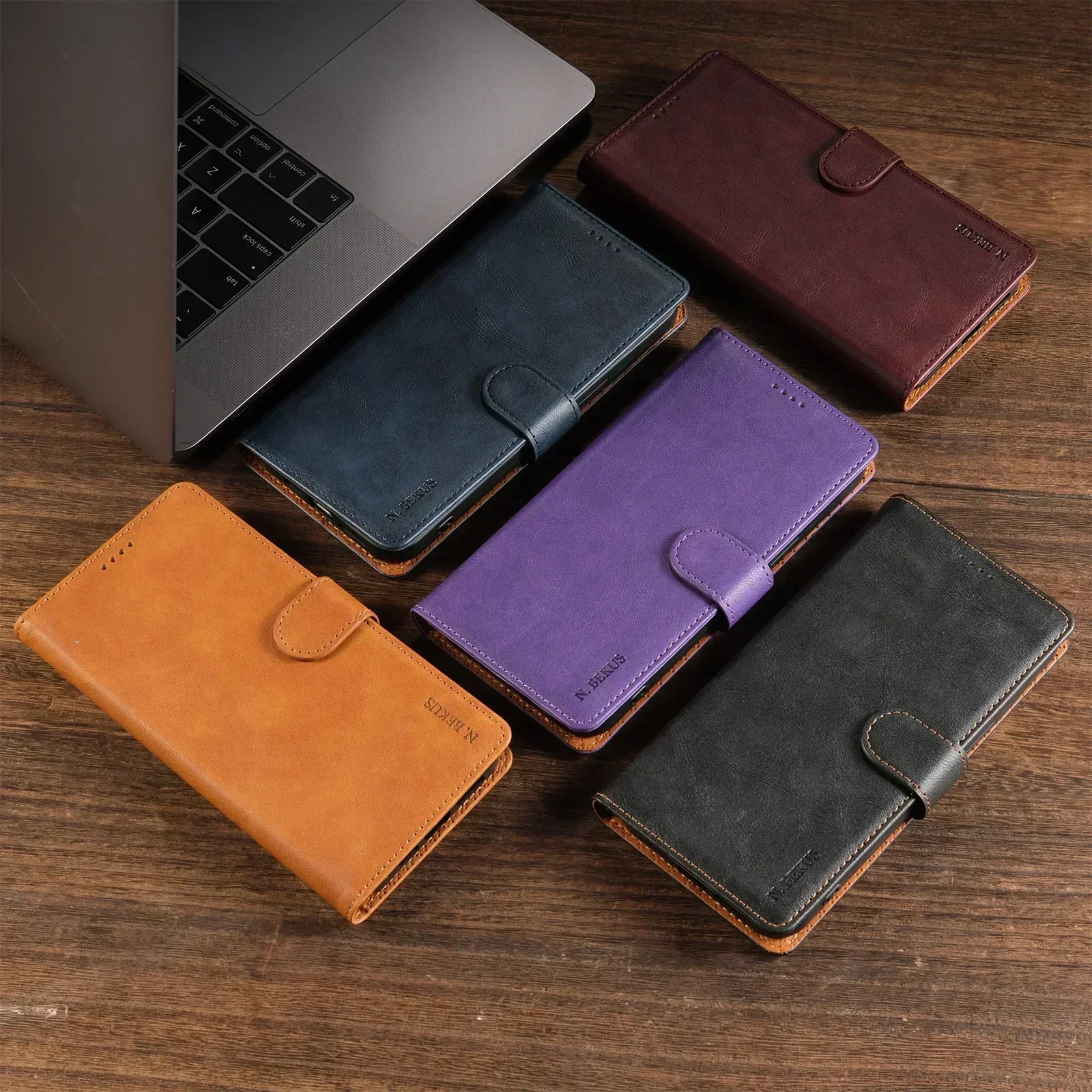 2# Solid Color Leather Case Anti-fall Flip Phone Case For HUAWEI pura 70 ultra