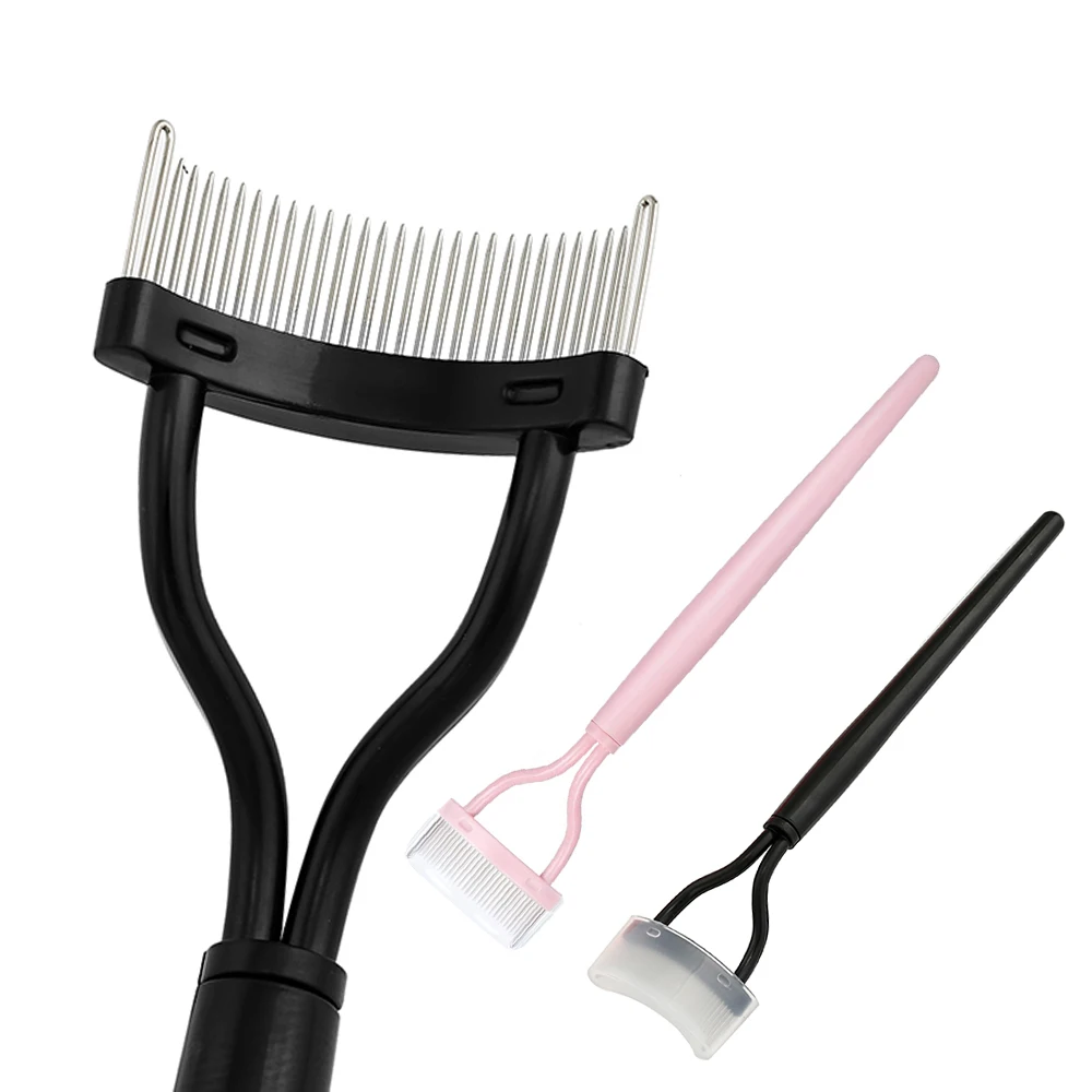 Wimper Kam Separator Tool Metalen Tanden Wimper Borstel Mascara Kam Wenkbrauw Eye Lash Kam Lash Applicator Tool Voor Meisje En vrouwen