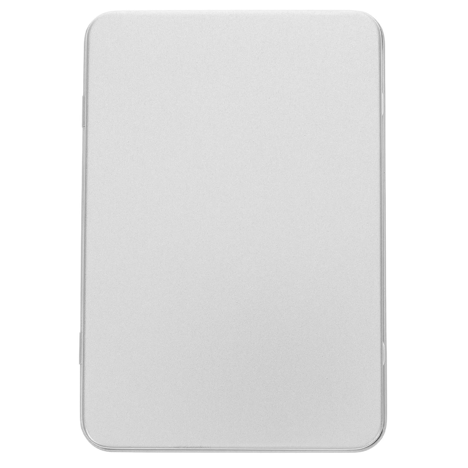 

Compact Metal Card Storage Box Portable Organizer for Game Cards Protective Tinplate Case for Collectors Trading Card Box