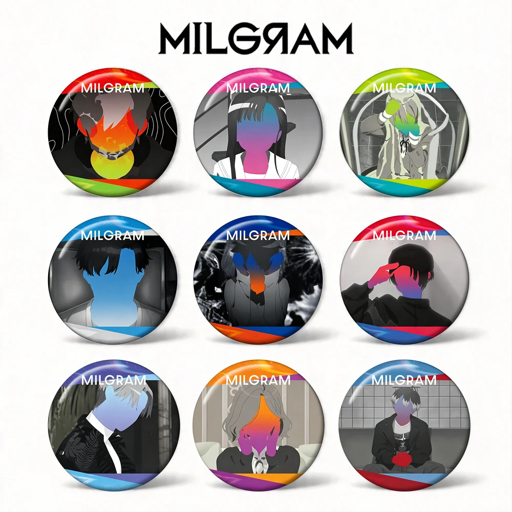 Pin de solapa de estaño Anime MILGRAM, llavero con figura de dibujos animados de Mikoto Haruka, versión de portada de MV, decoración de escritorio, regalo para fans, merchandising Kawaii