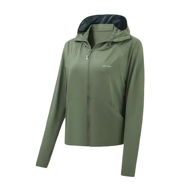 UPF50+ Summer Thin Skin Clothing Slim Fit Breathable Outdoor Bicycle Fishing Coat Fashion Versatile Sun Protection Clothing