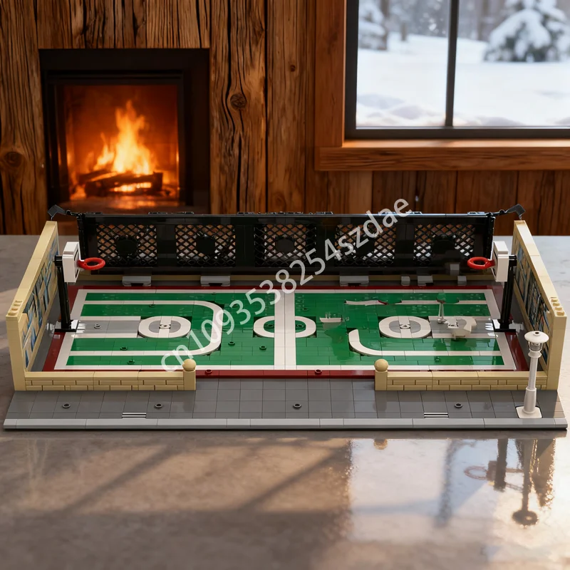 

1376pcs MOC City Hoops Full Court Basketball Modulared Model Building Blocks DIY Idea Toy Education Brick Christmas Gift Kids