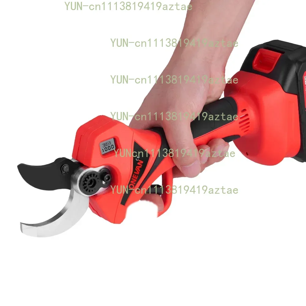 # For 55mm Brushless Electric Pruning Shear 2 Gears Cordless Electric Scissors Fruit Tree Bonsai Pruning Cutter #