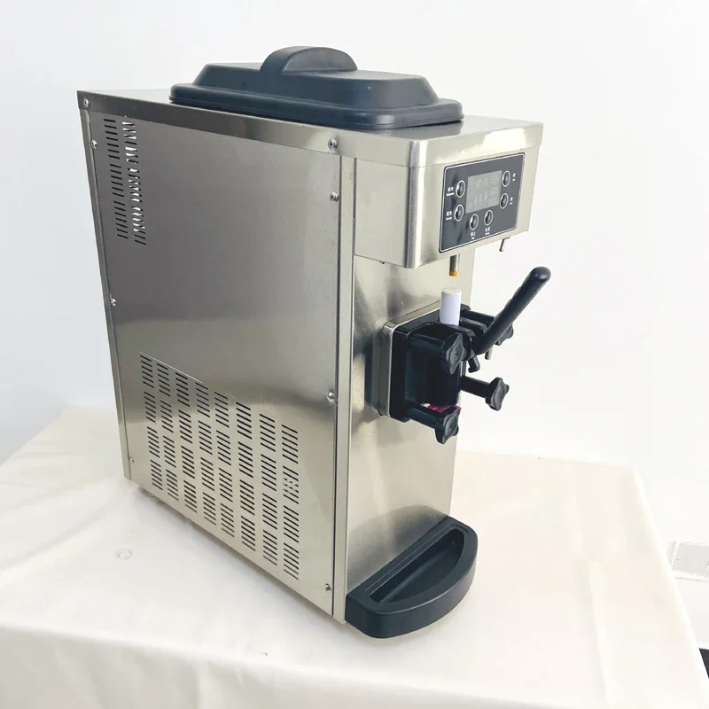 Eismaschine Kommerzielle automatische kleine Desktop-Kegel-Eismaschine Mini-Eismaschine