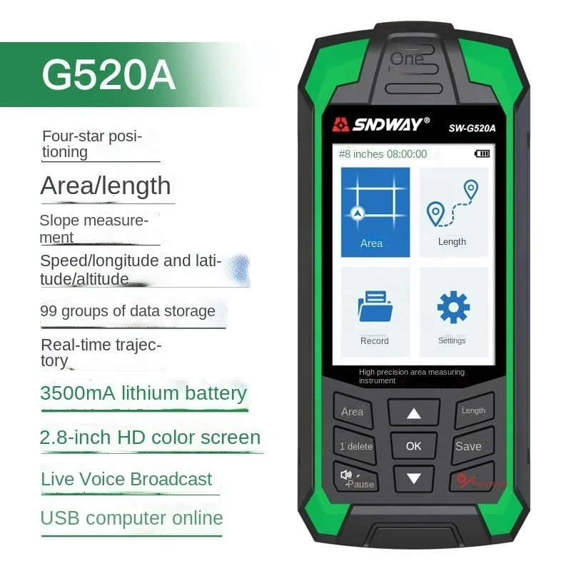 SW-G520A Handheld Gauge GPS Land Area Gauge, Field Gauge