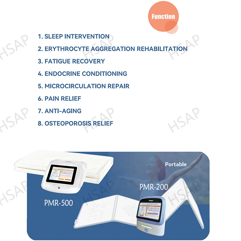 Dispositivo de terapia magnética multifuncional PEMF, máquina portátil para aliviar el dolor del cuerpo humano, mejora el agregado de las células sanguíneas rojas