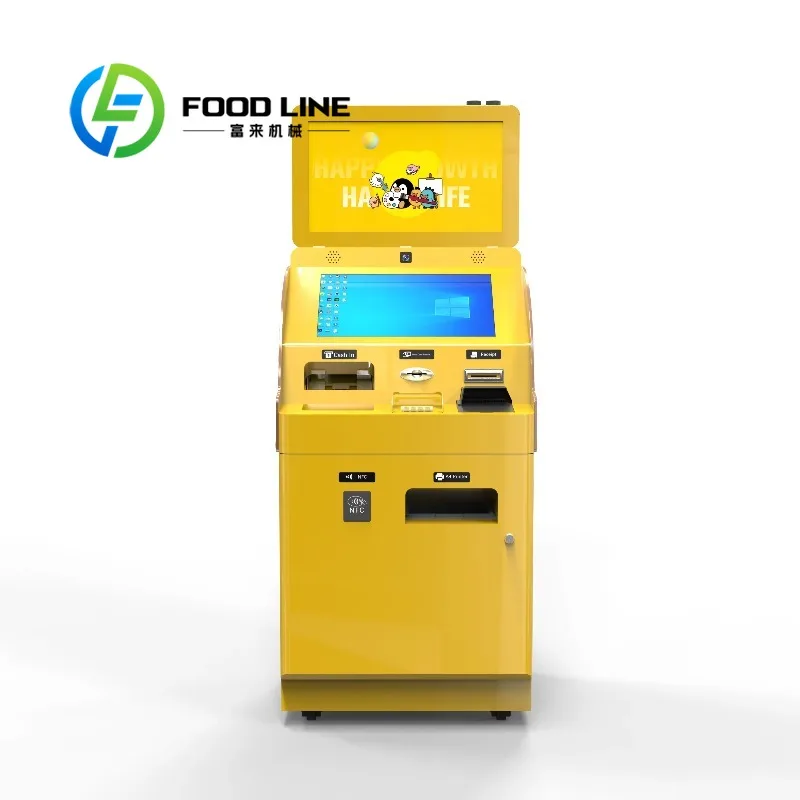 Customized Commercial Foreign Currency Exchange Kiosk High Accuracy Notes Detective Cash Counting Coin Payment Machine
