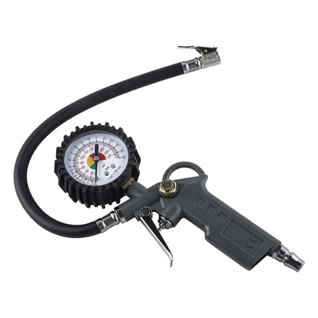 

Универсальный манометр в шинах, высокоточный измерительный инструмент, ручной тестер давления в шинах 0-220PSI для автомобиля, внедорожника, грузовика RV