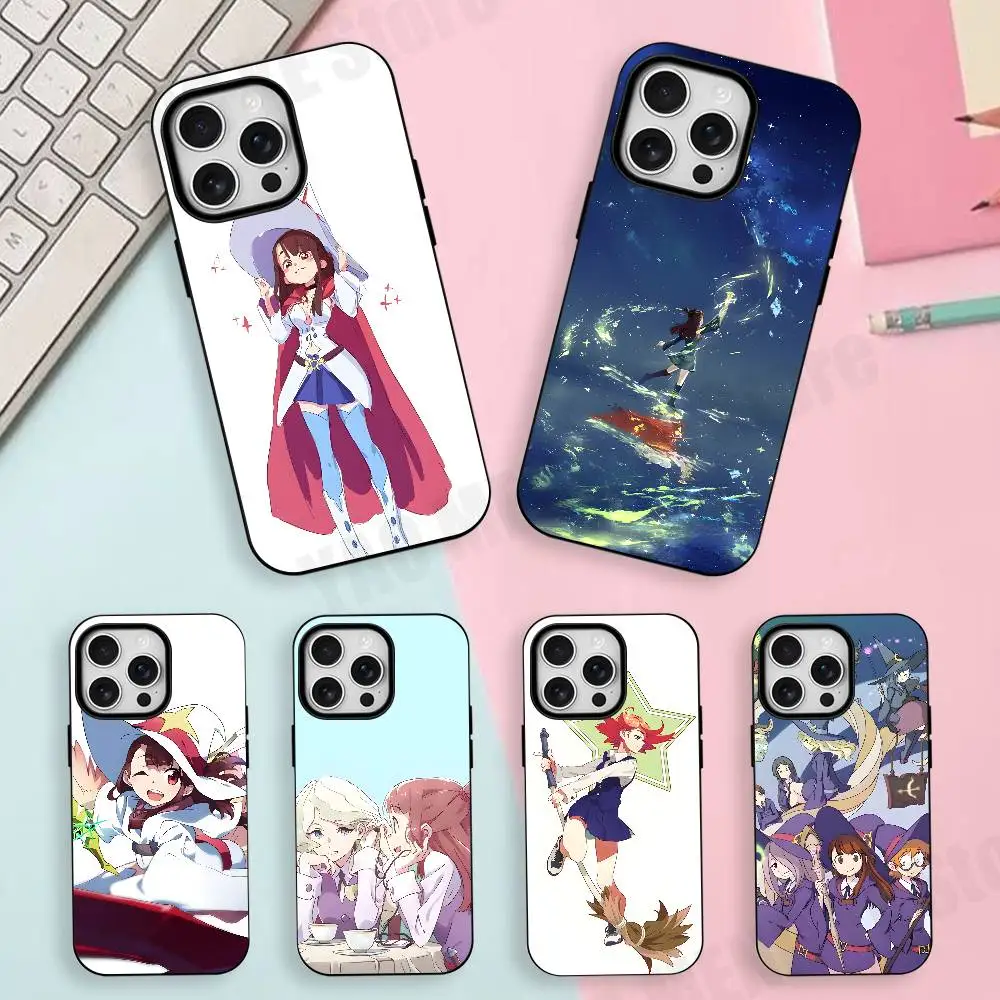 

Little Witch A-Academia Frosted Silicone For Phone Case For Iphone 11,12,13,14,15,16,17 Pro Max X Wireless Magnetic Bumper Cover