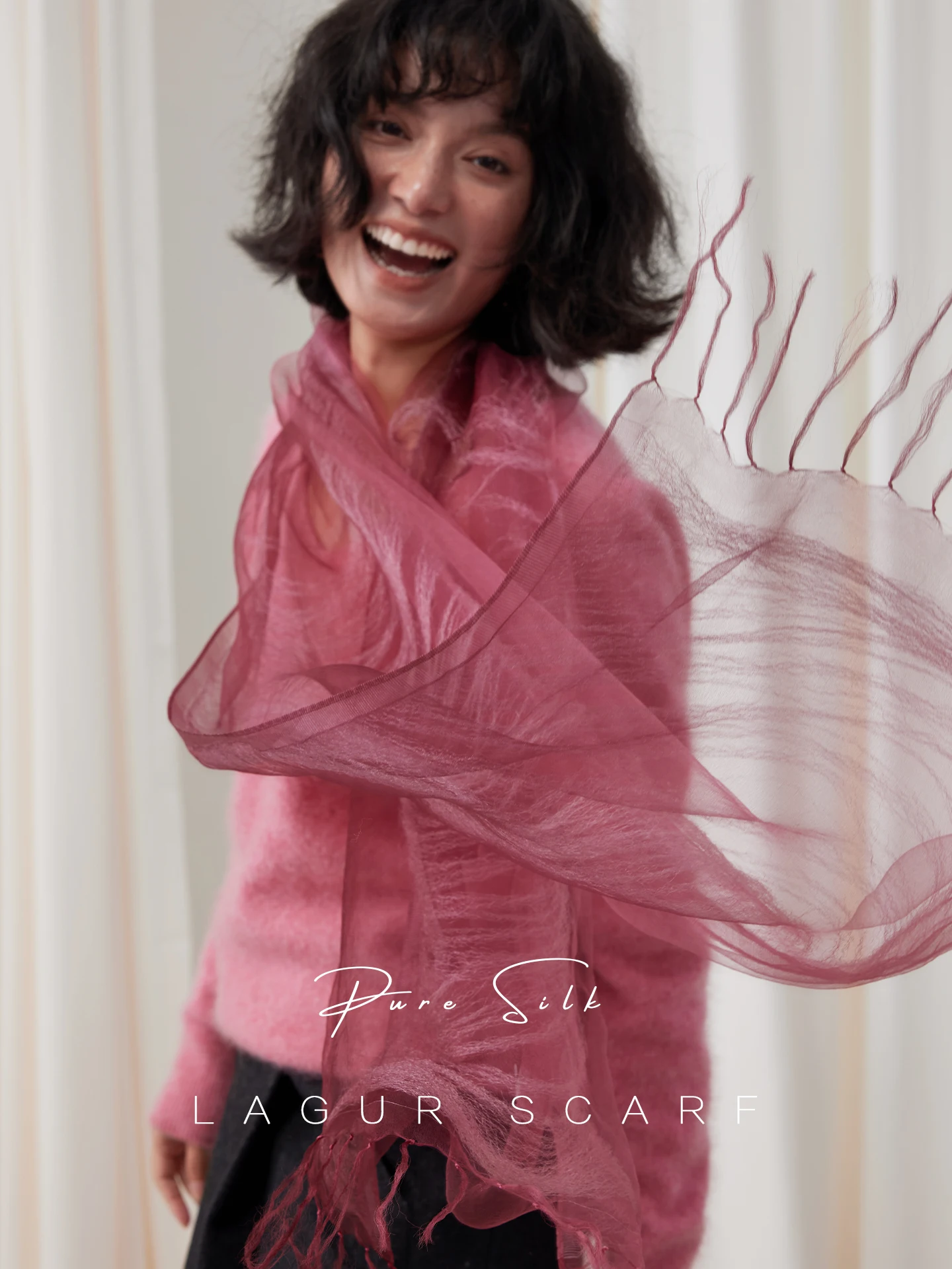 lagur-lightweight-silken-scarf-shawl-for-women-summer-casual-style-silk-100-berry-color-new-2026-autumn-collection