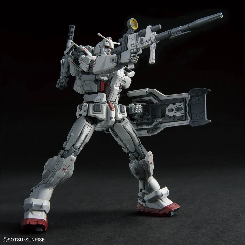 [متوفر] بانداي جاندام HG 1/144 RX-78(G)E Gundam EX (RFV) تجميع لطيف أنيمي عمل الشكل حلية أطقم منمذجة لعبة الهدايا