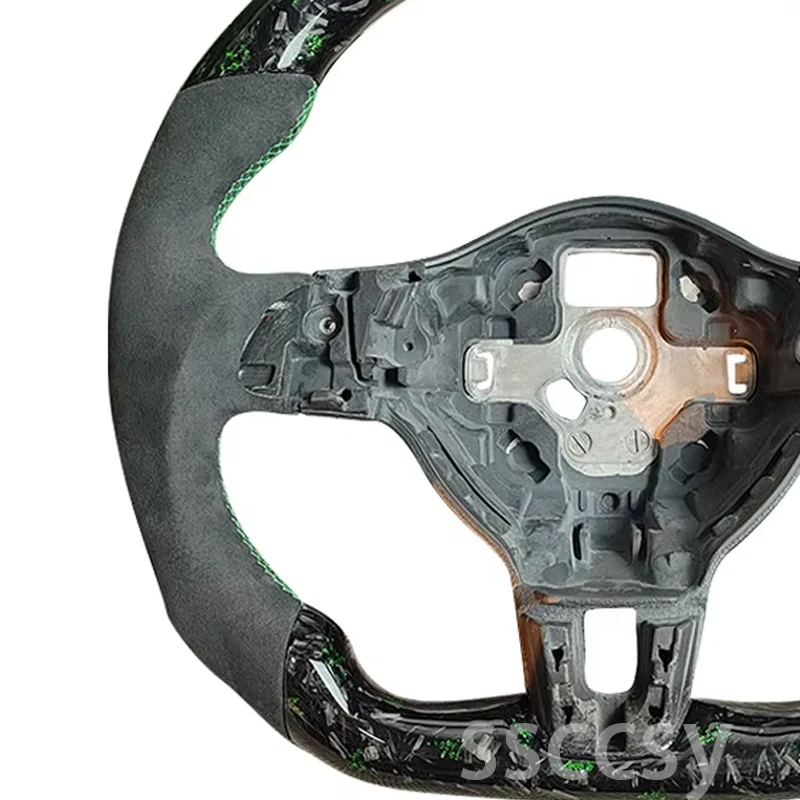 Forged Carbon Fiber Steering Wheel Suitable For Golf 6 R GTI With DSG Version Car Accessories Steering Wheel Modification