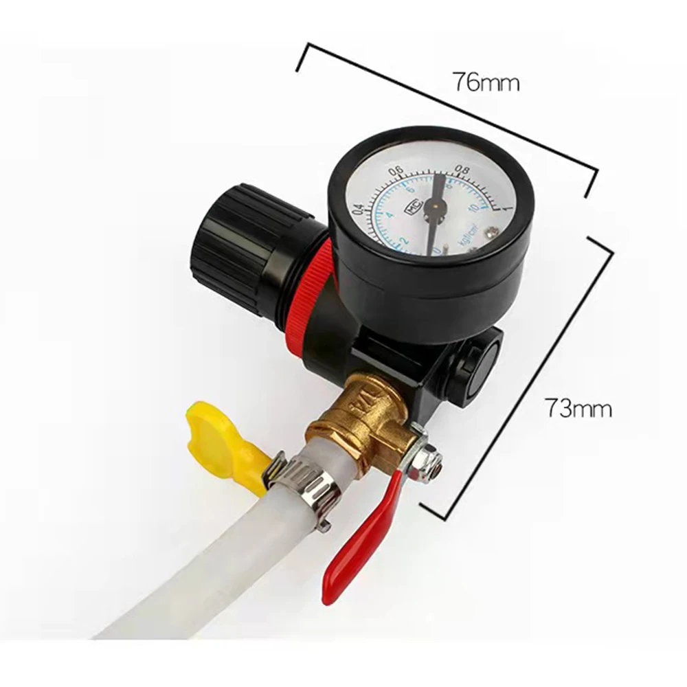 Car Coolant Water Tank Leakage Detector Universal Pressure Tester Gauge Tool Durable Car Cooling System Tester Radiator