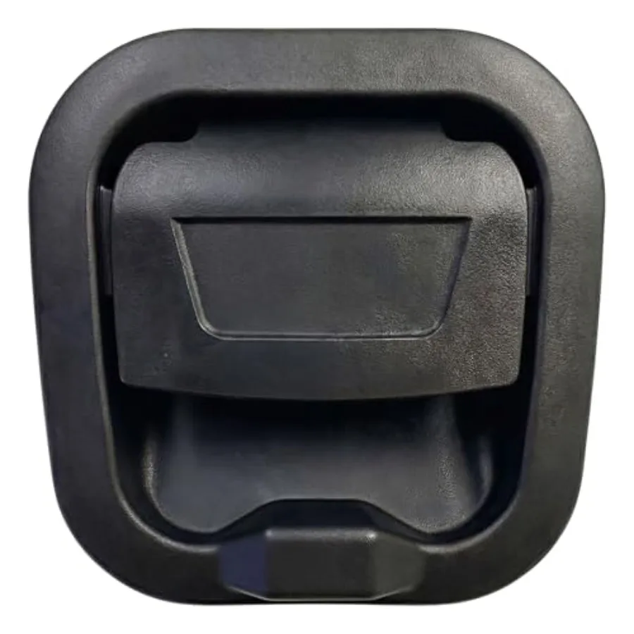 

RV storage door slam-latch for camper/motorhome/van, steel, black, non-keyed secure closure