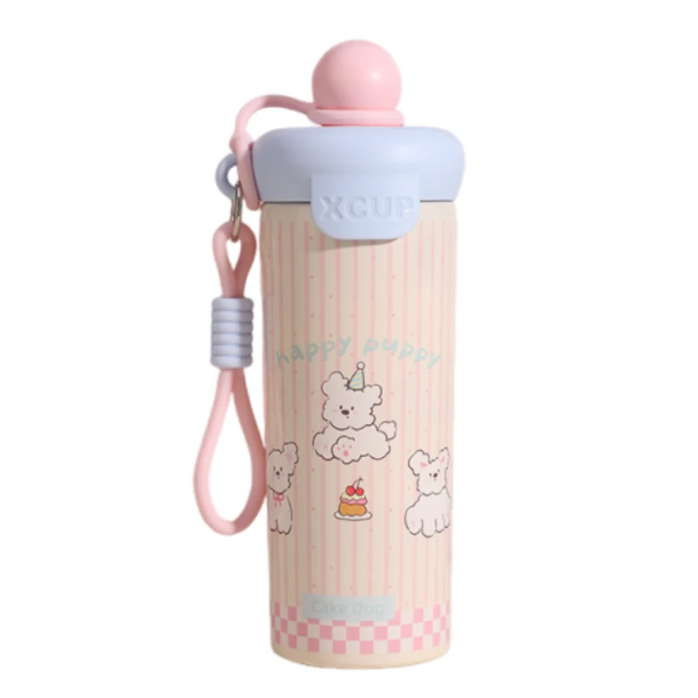 

600ml Insulated Water Bottle 316 Stainless Steel Creative Thermos Bottle Portable Large Capacity Cold Beverages Cups Daily Use