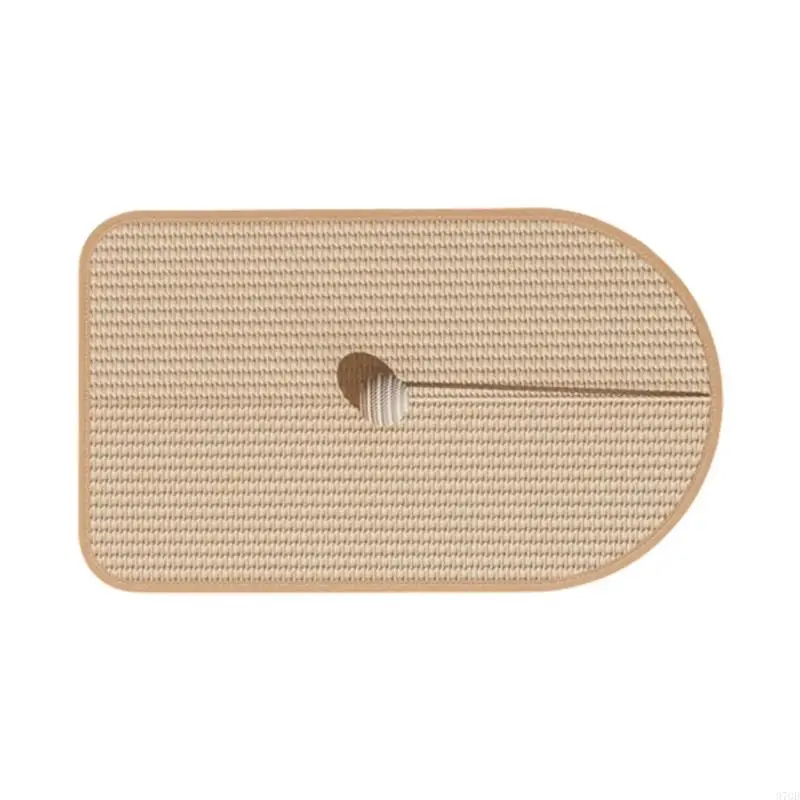 97QD Cats Sisal Tablero rasguño Pegatina pared Sofá Guardia Anti argumento Mat molienda para accesorios actividad
