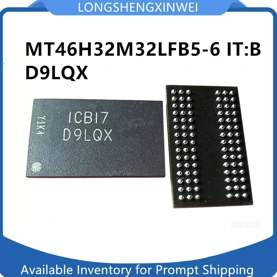 50PCS MT46H32M32LFB5-6 IT:B D9LQX FBGA New Original Memory Chip IC in Stock