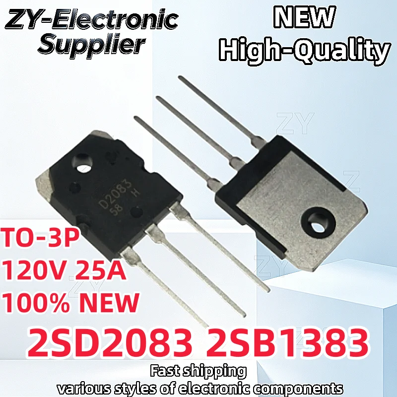 5pairs/5pcs Brand New 2SD2083 D2083 2SB1383 B1383 TO-3P Best Quality transistor In Stock